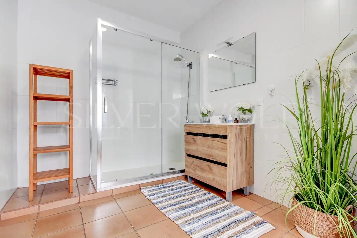 Badezimmer von Haus oder Chalet zum Verkauf in Cunit mit Klimaanlage, Heizung und Privatgarten