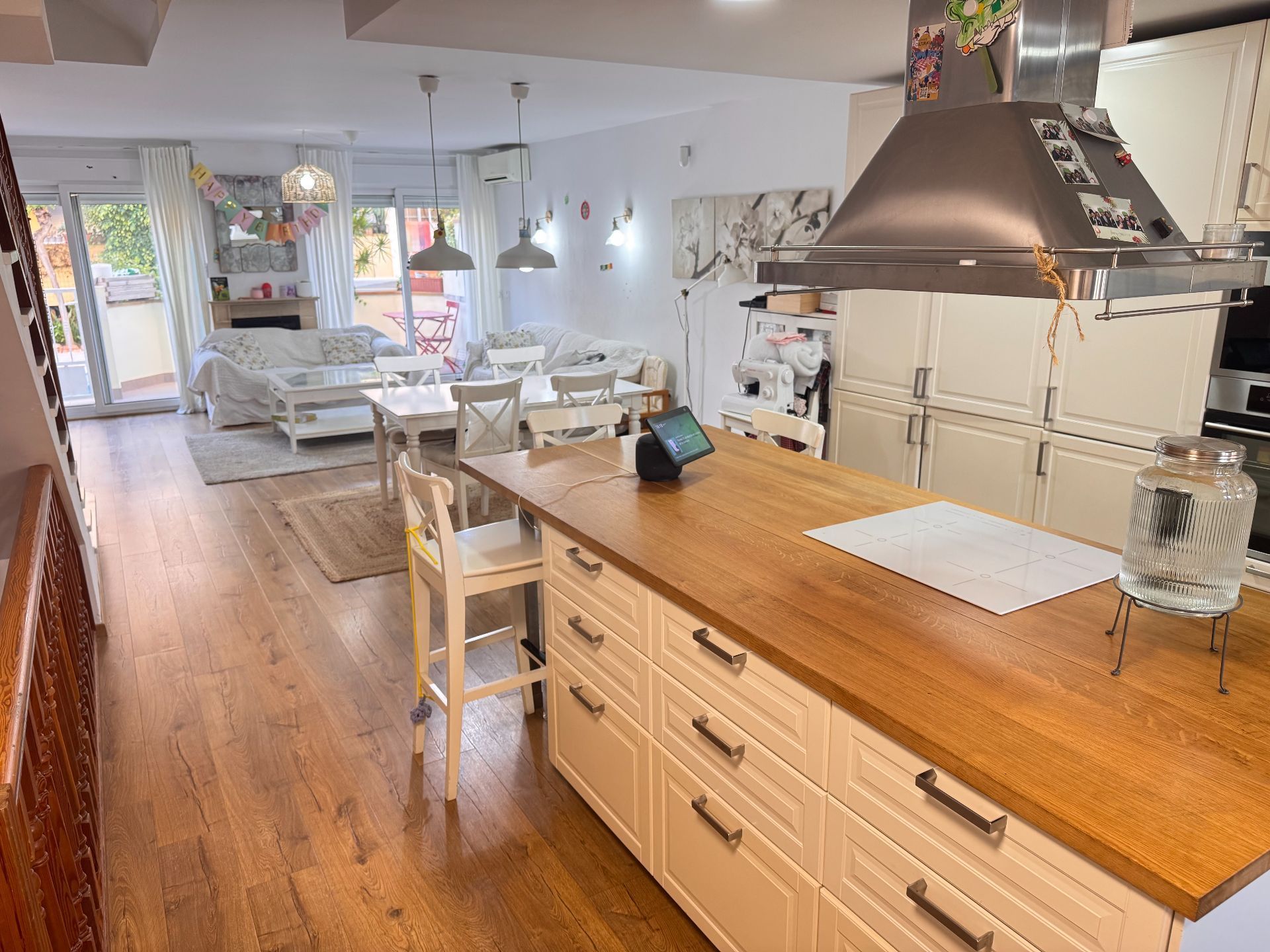 Cuina de Casa adosada en venda en Roquetas de Mar amb Aire condicionat, Terrassa i Traster