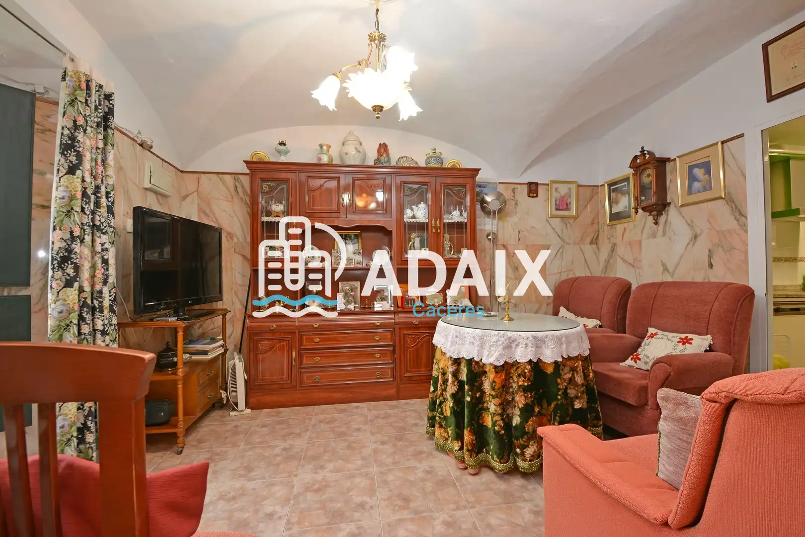 Jardín de Casa adosada en venta en Aldea del Cano con Calefacción, Terraza y Trastero