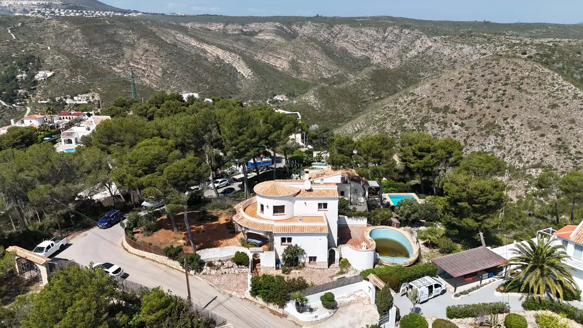 Exterior view of Houses for sale in Jávea / Xàbia  with Heating, Terrace and Swimming Pool