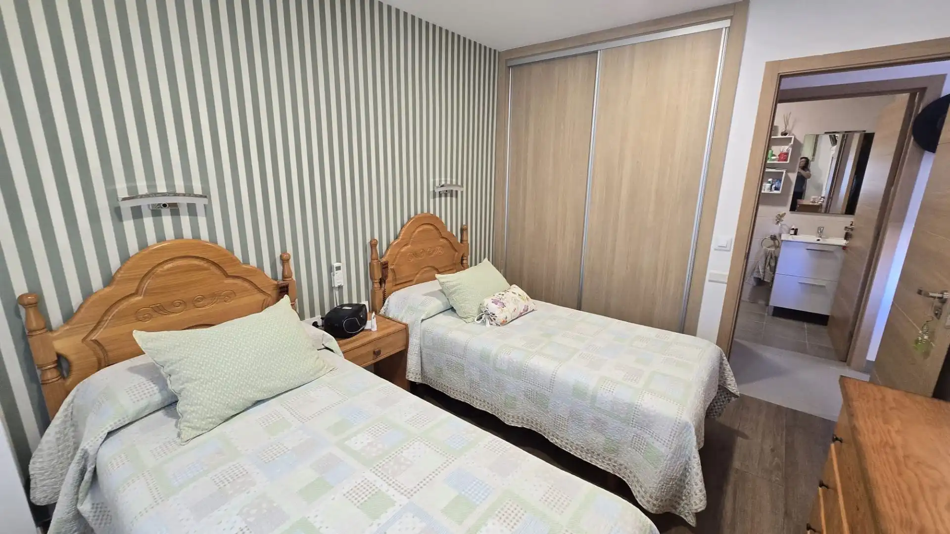 Bedroom of Flat for rent in Arona  with Air Conditioner and Community pool