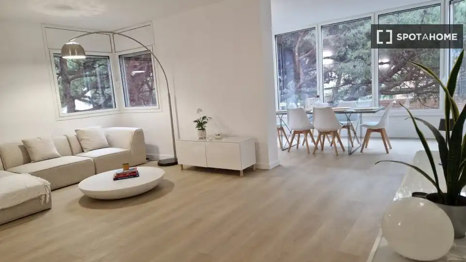 Sala d'estar de Apartament per a compartir en Gavà amb Aire condicionat, Terrassa i Moblat