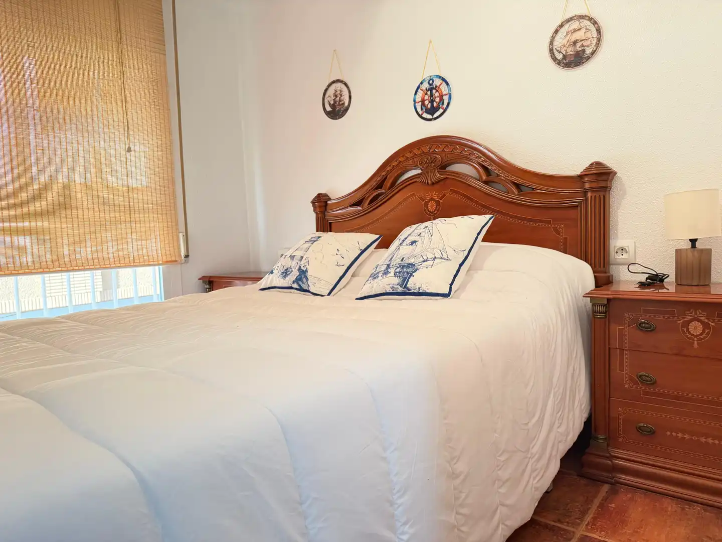 Schlafzimmer von Wohnung zur Miete in Águilas mit Klimaanlage, Möbliert und Balkon