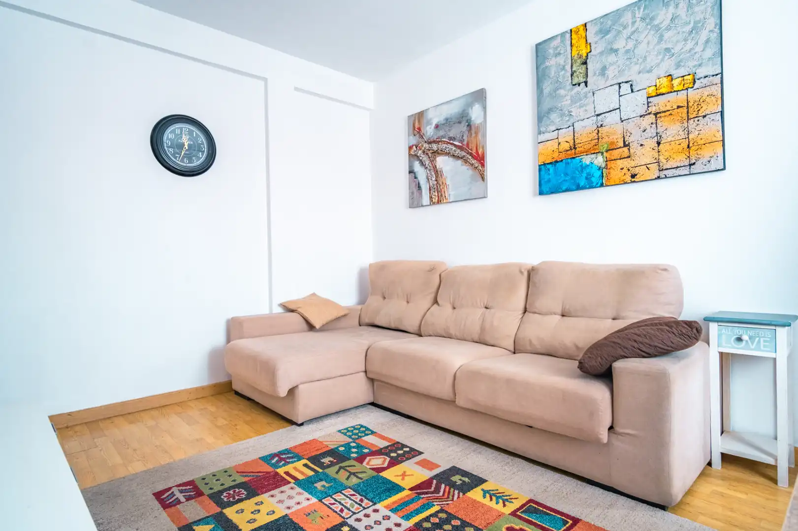 Sala de estar de Piso en venta en Vigo  con Amueblado, Horno y Lavadora