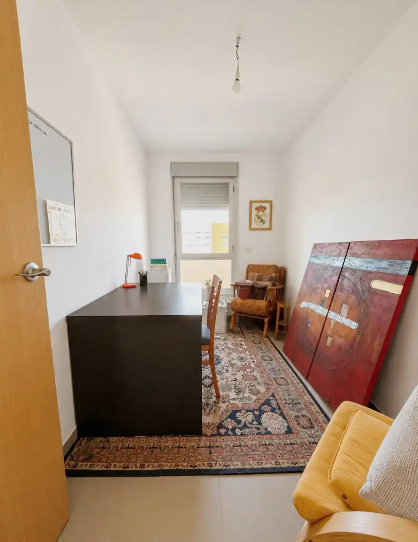 Schlafzimmer von Wohnung zum Verkauf in Zuera mit Heizung, Möbliert und Ofen