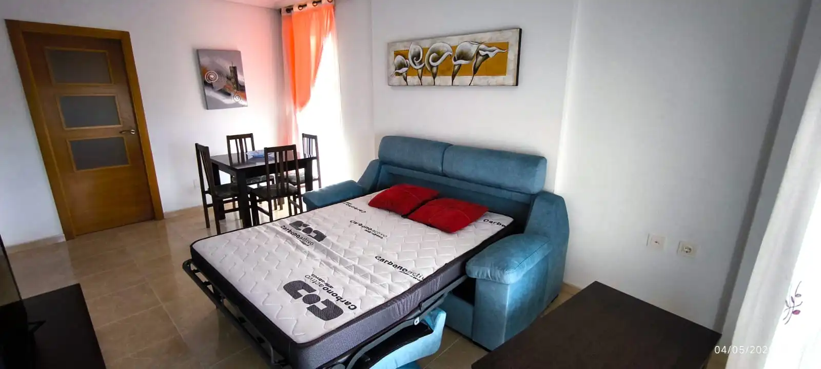 Living room of Flat for rent in Guardamar del Segura  with Air Conditioner, Heating and Terrace
