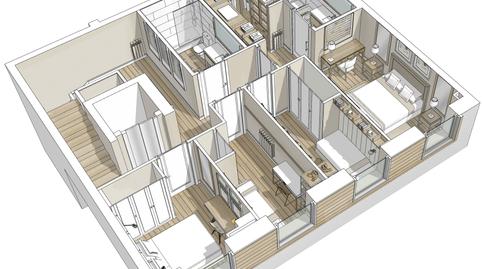 Foto 4 de vivienda de obra nueva en Piso de alquiler en Carrer del Poble Amazic, 67, Can Gambús, Barcelona