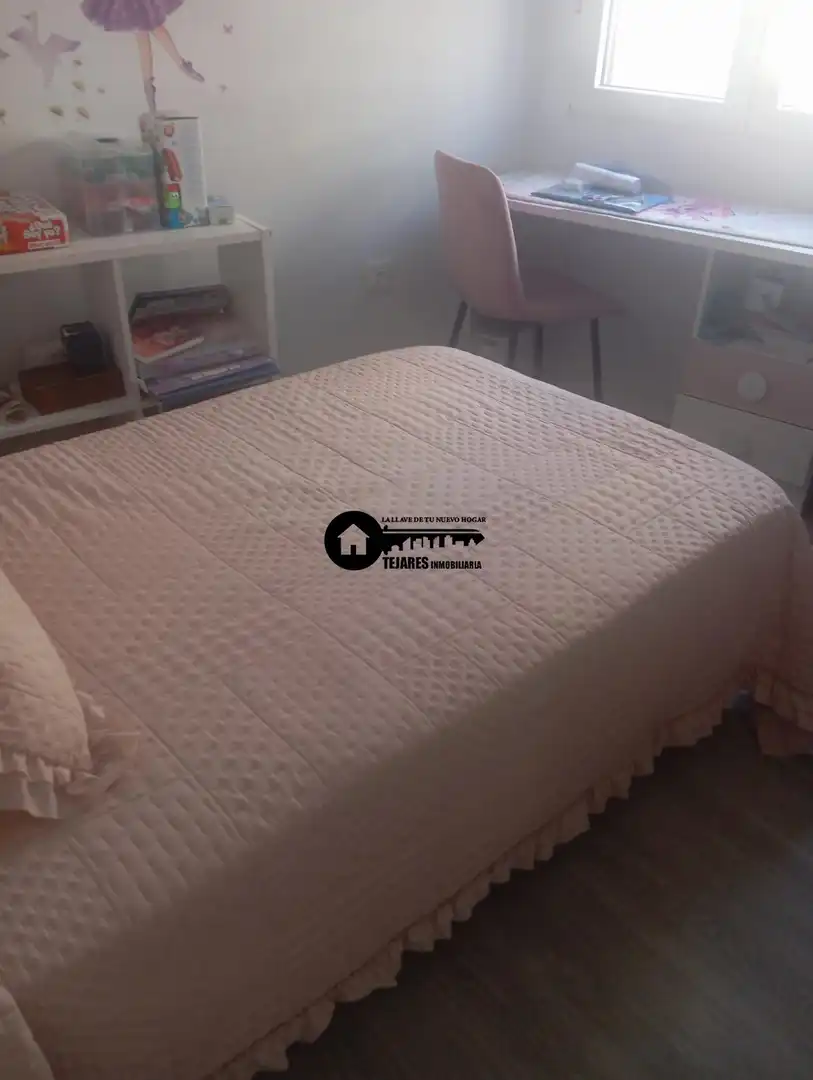 Schlafzimmer von Wohnung zur Miete in Albacete mit Heizung, Möbliert und Balkon