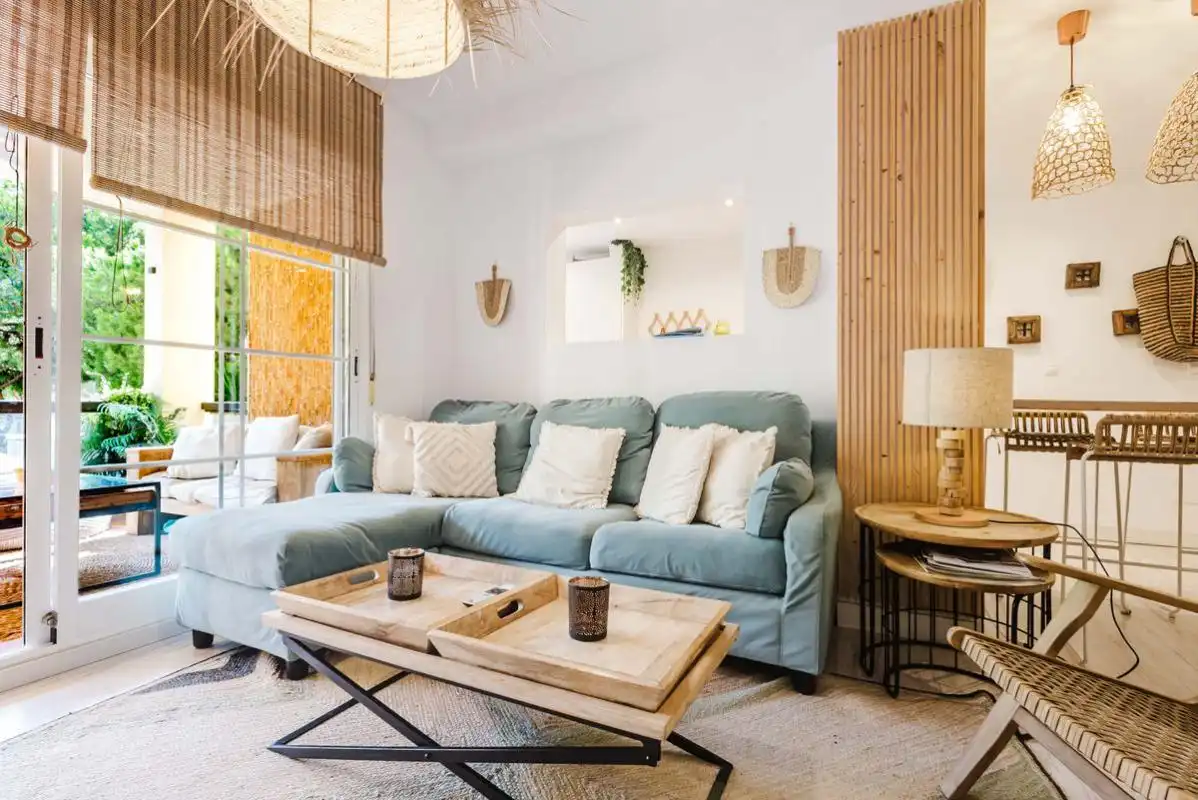 Living room of Ground floor for sale in Marbella  with Air Conditioner, Heating and Private garden