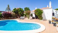 Swimming pool of House or chalet for sale in Sant Lluís  with Air Conditioner, Private garden and Swimming Pool