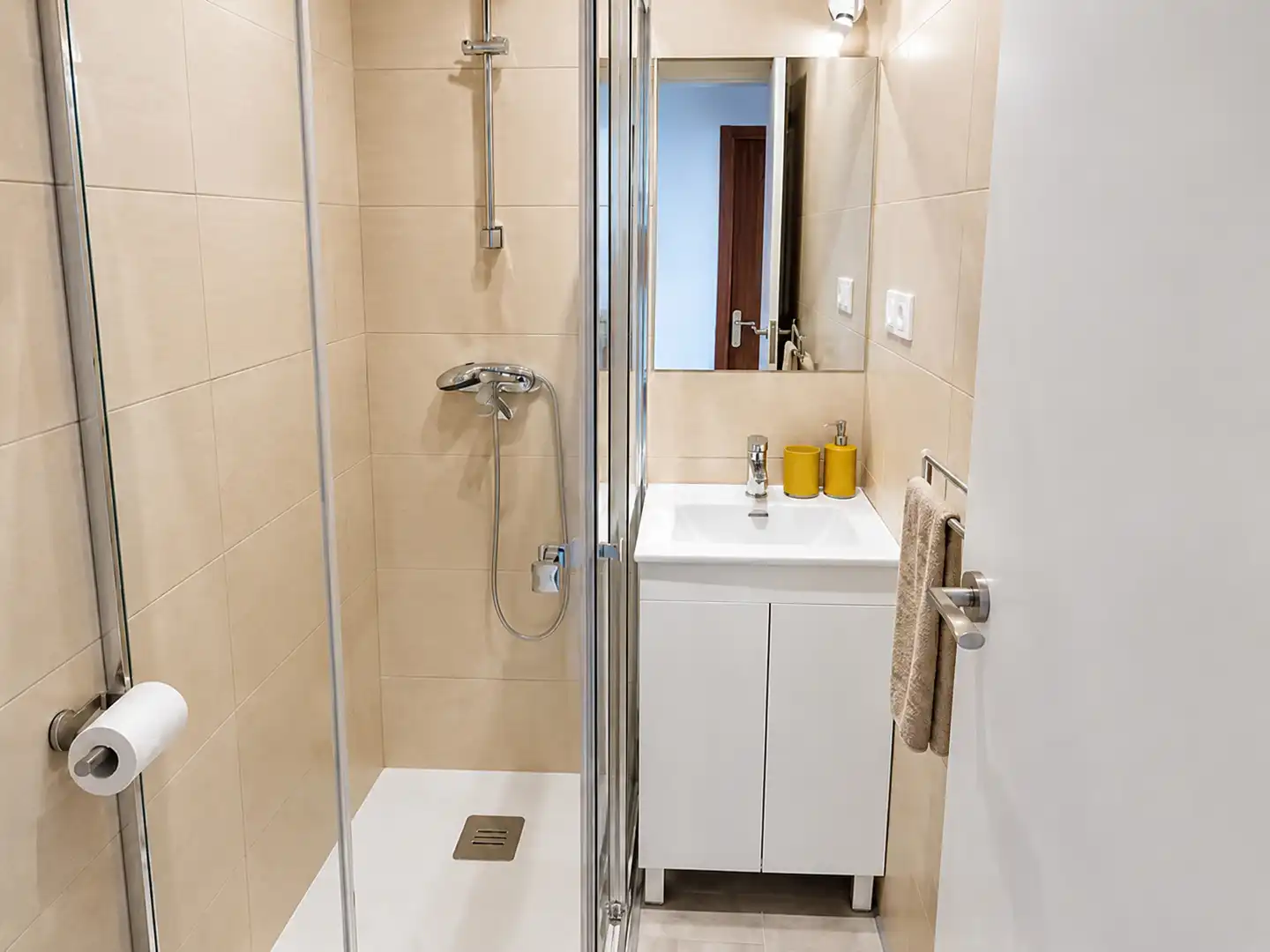 Bathroom of Flat for rent in Santander  with Terrace, Storage room and Furnished