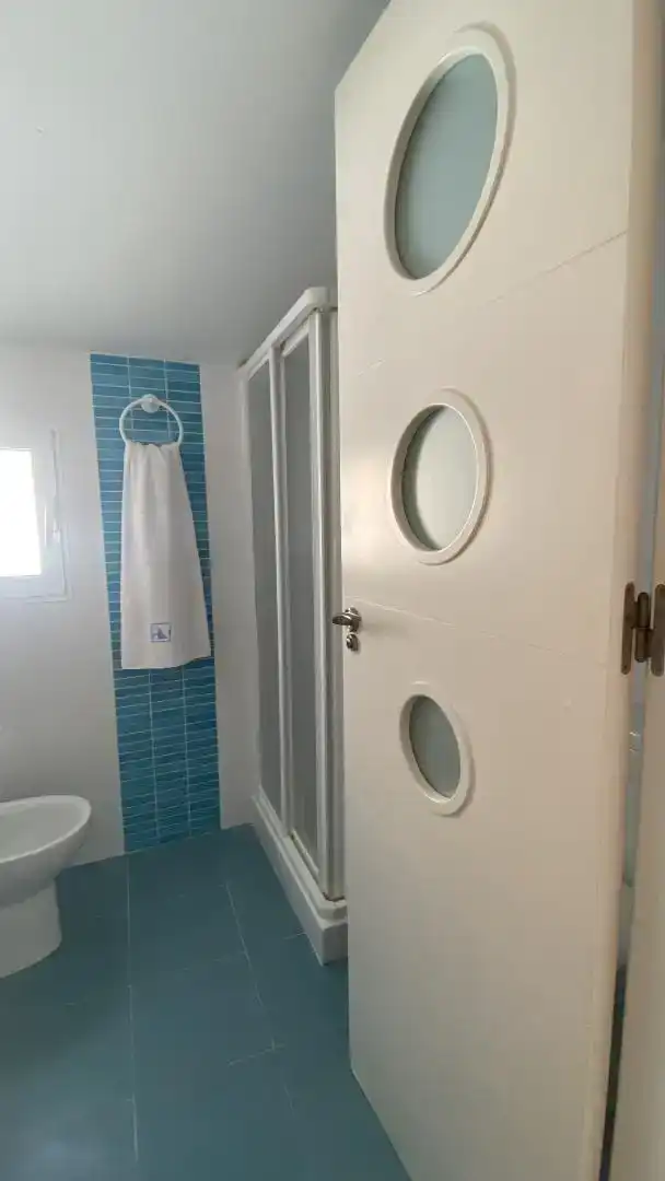 Bany de Dúplex de lloguer en San Javier amb Aire condicionat, Moblat i Forn