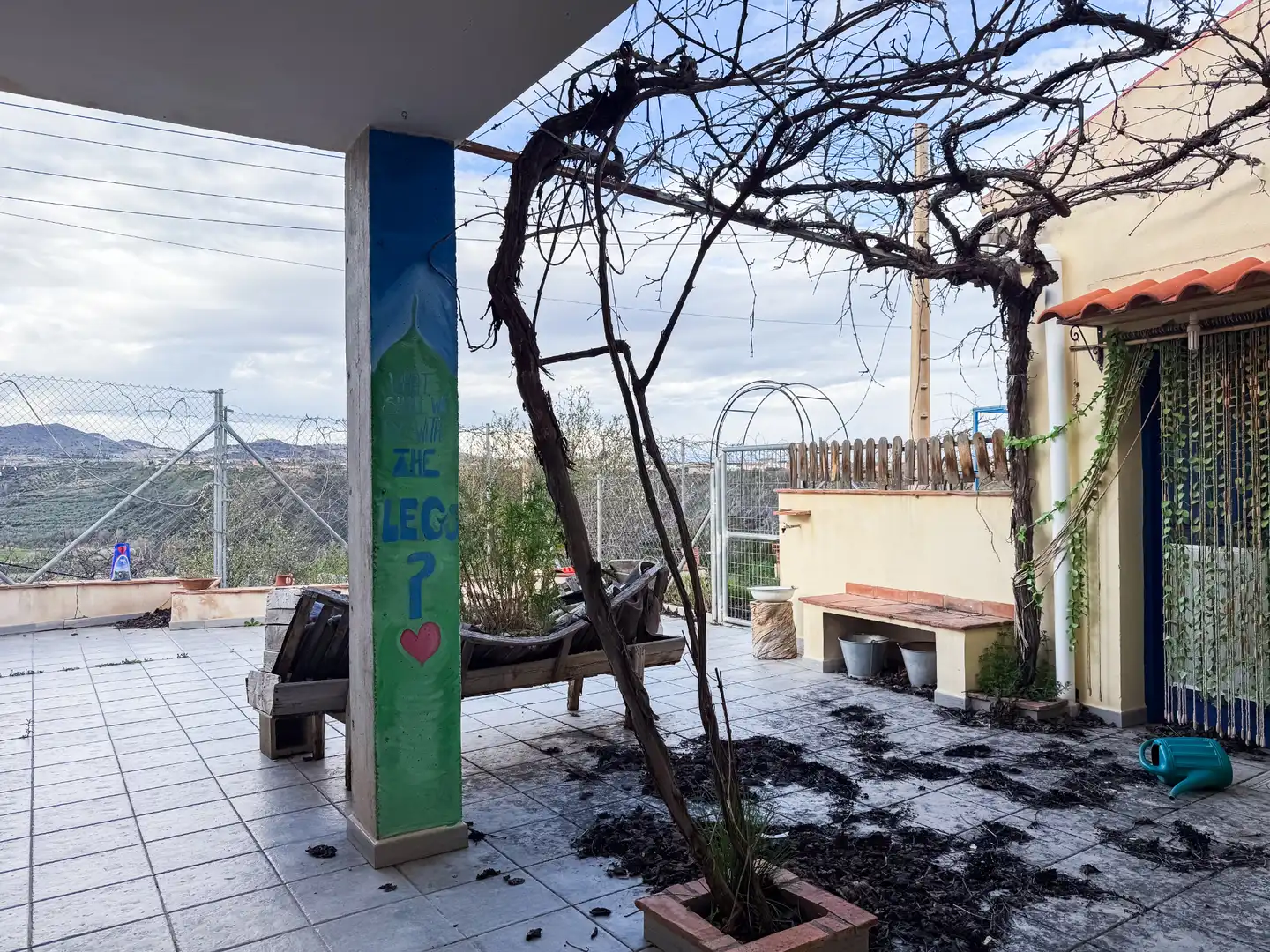Terraza de Finca rústica en venta en Gor con Jardín privado, Terraza y Amueblado