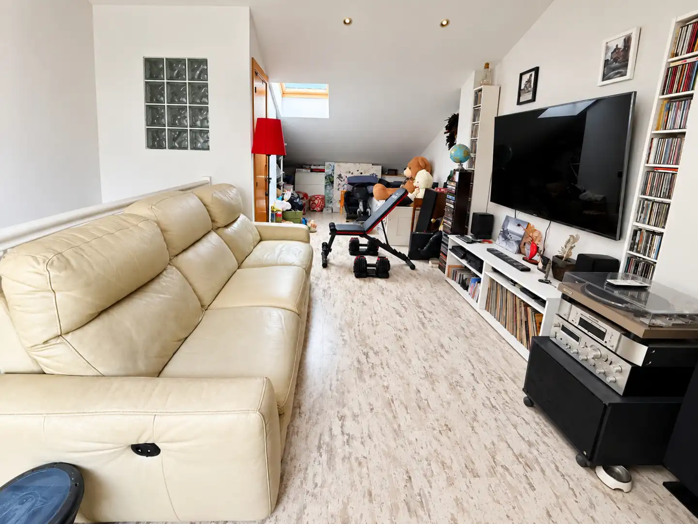 Sala de estar de Casa adosada en venta en Sant Andreu