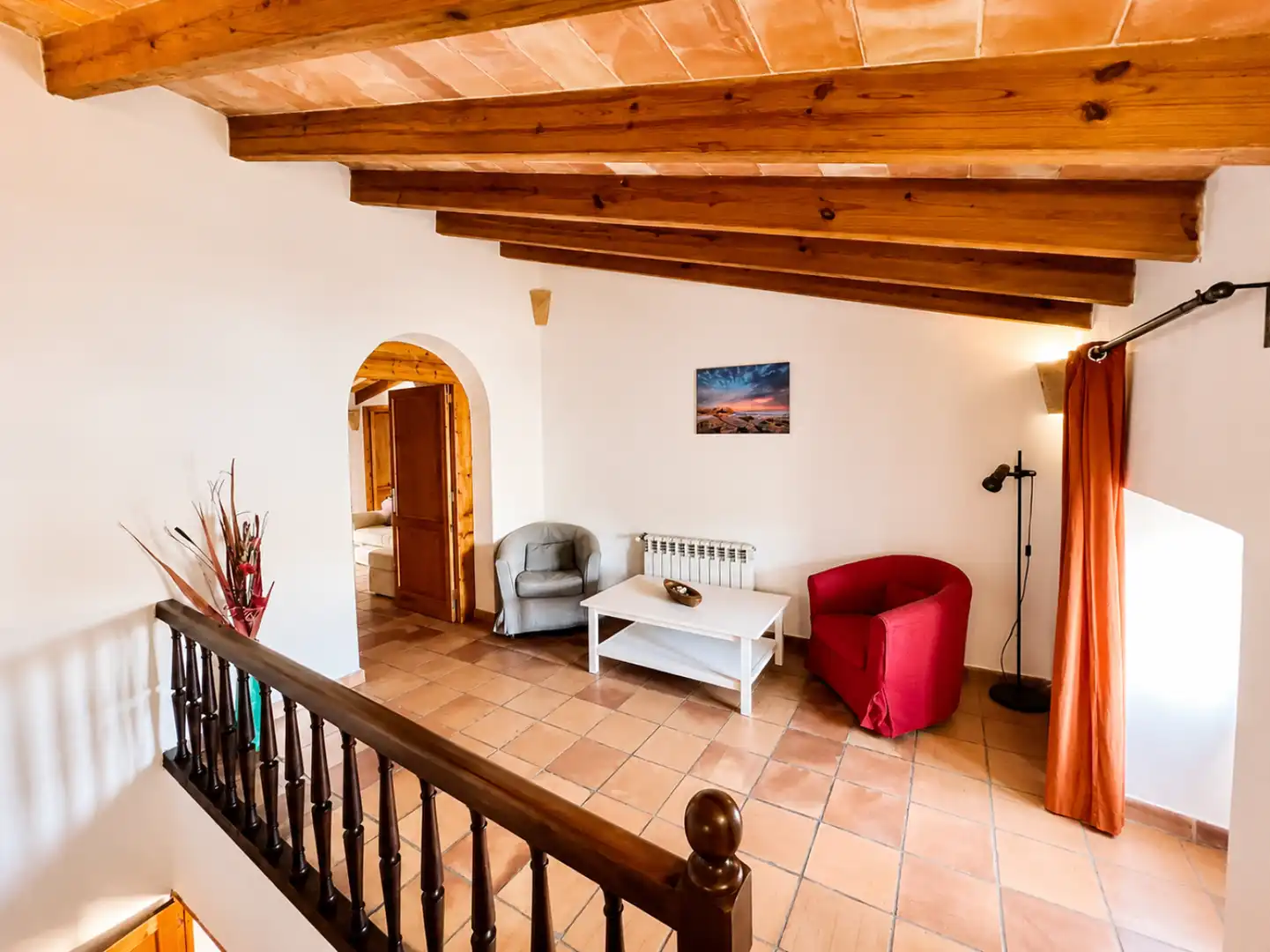 Sala de estar de Casa o chalet de alquiler en Santanyí con Aire acondicionado, Calefacción y Terraza