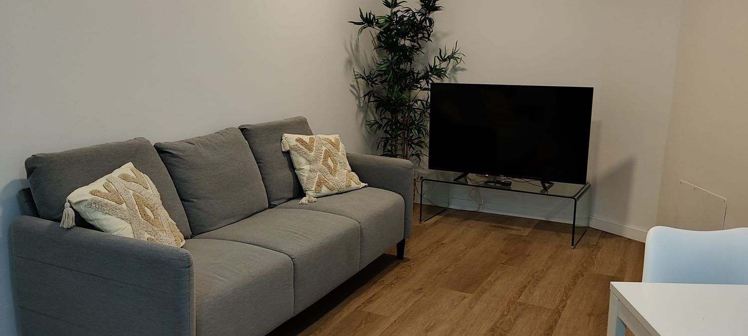 Living room of Flat to rent in Gijón   with Heating and Swimming Pool