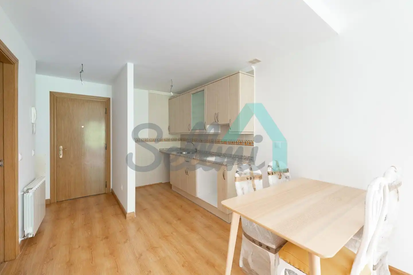 Kitchen of Flat for sale in Aller  with Heating, Terrace and Storage room