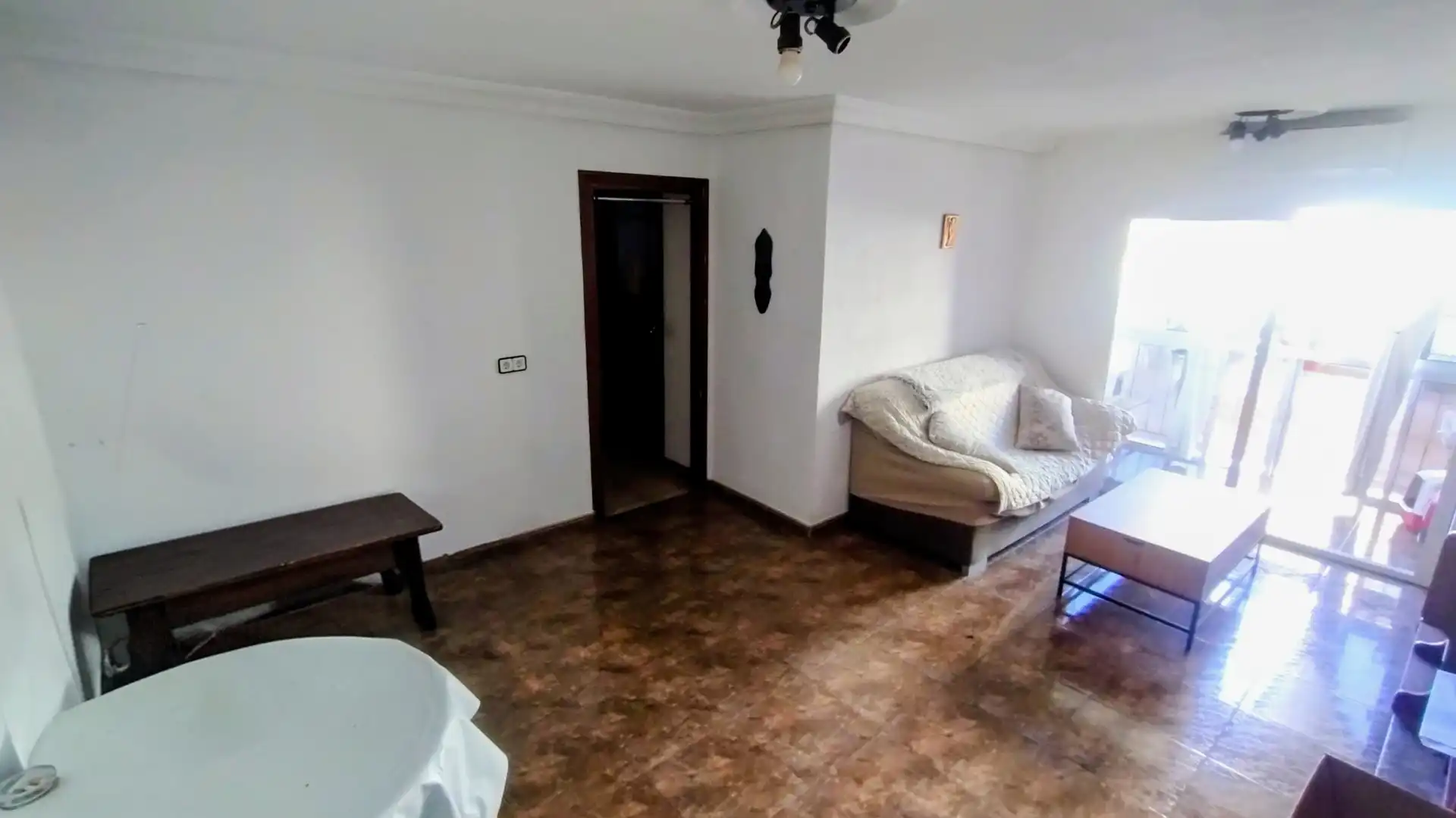 Sala d'estar de Pis en venda en  Murcia Capital amb Aire condicionat, Calefacció i Moblat