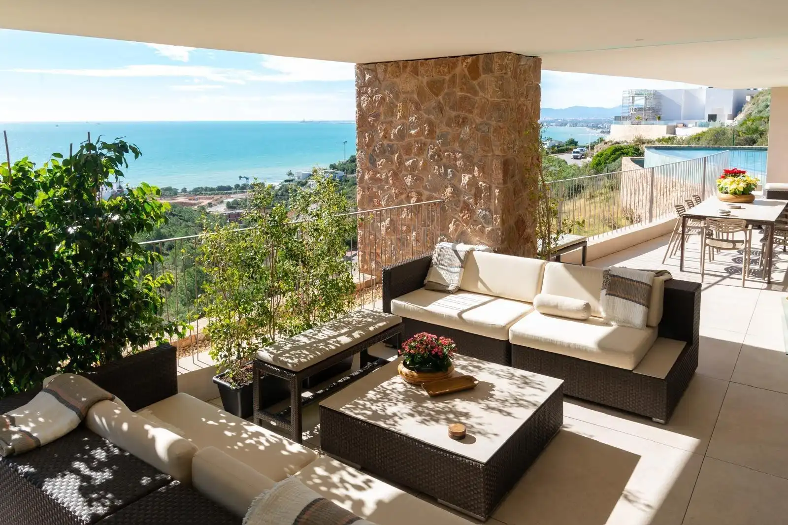 Terrassa de Apartament en venda en Oropesa del Mar / Orpesa amb Aire condicionat, Jardí privat i Terrassa