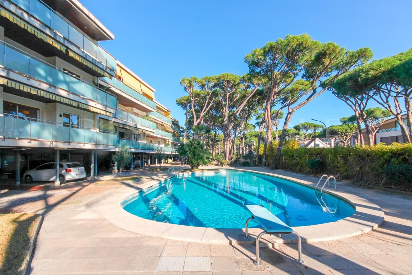 Swimming pool of Flat to rent in Castelldefels  with Air Conditioner, Heating and Terrace