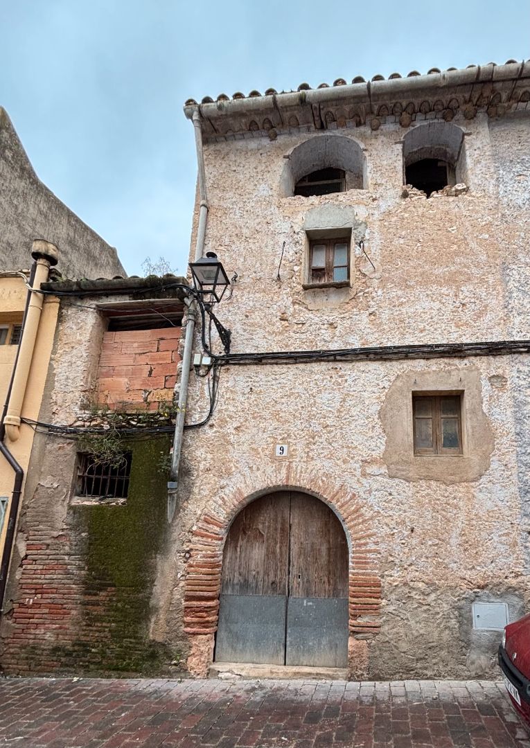 Exterior view of Single-family semi-detached for sale in Vallmoll  with Storage room and Balcony