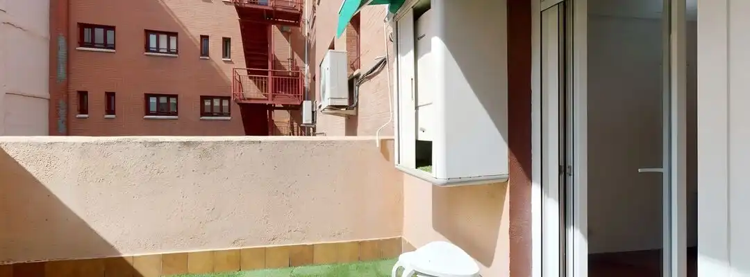 Balcony of Flat for rent in Madrid  with Heating and Terrace