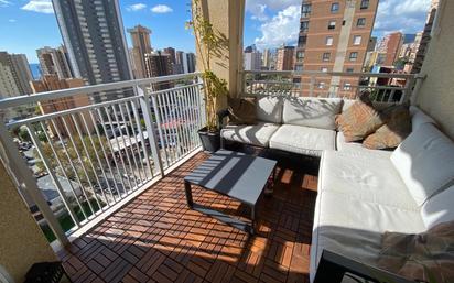 Terrace of Flat for sale in Benidorm  with Air Conditioner, Heating and Private garden