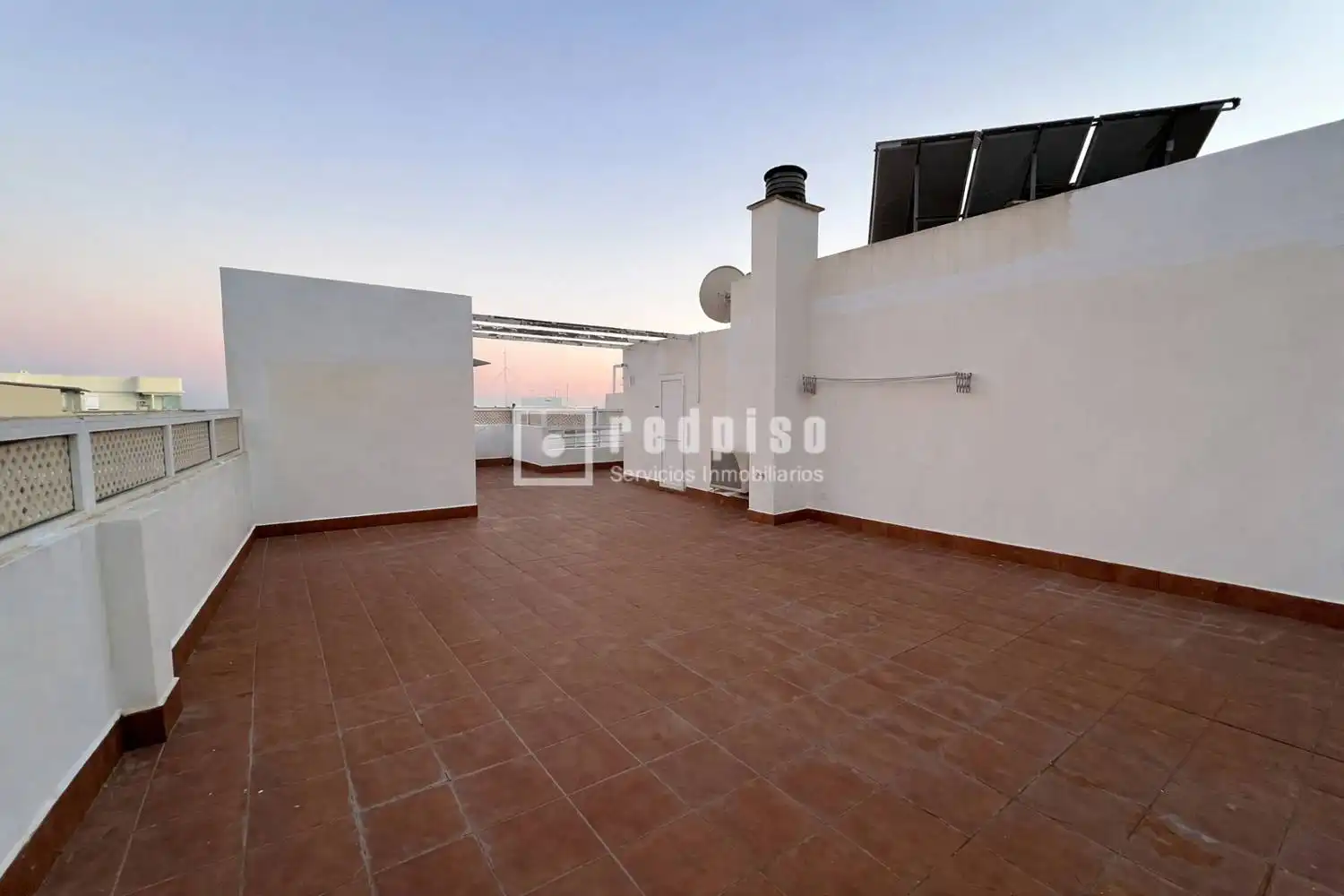 Terrasse von Dachboden zum Verkauf in Torremolinos mit Klimaanlage, Heizung und Privatgarten