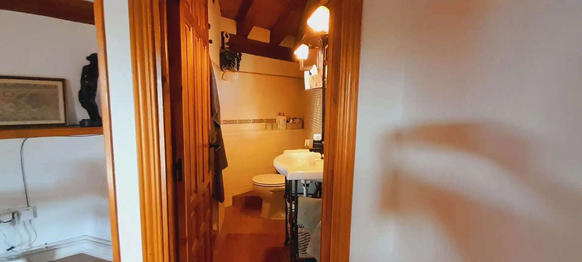 Bany de Finca rústica en venda en Turégano amb Calefacció, Jardí privat i Terrassa