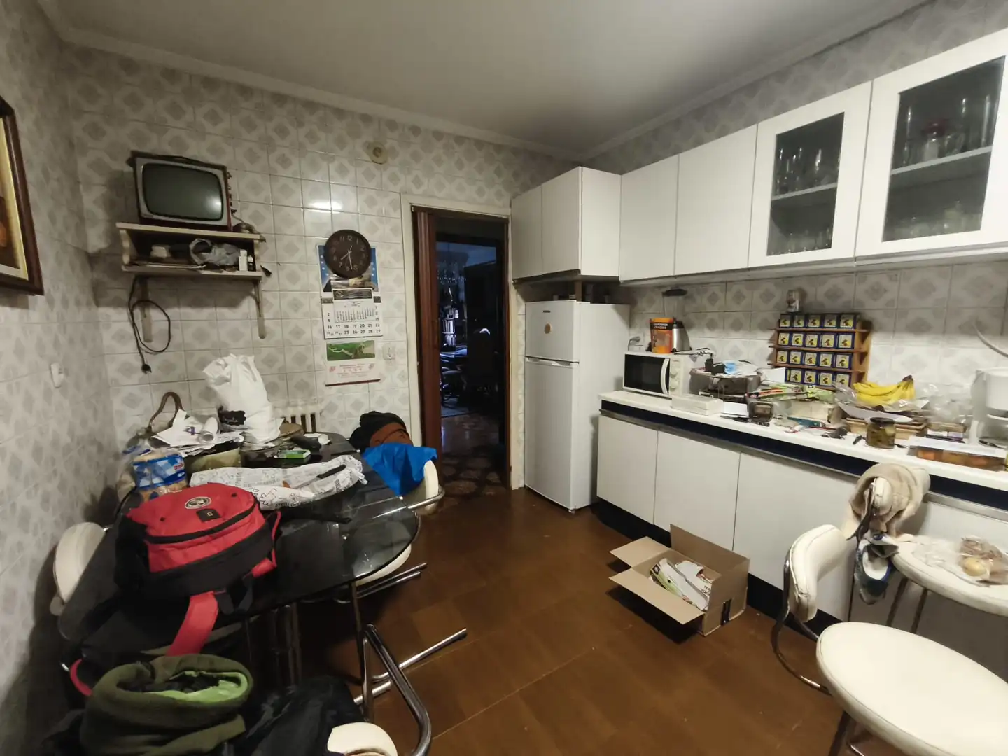 Kitchen of Flat for sale in Ourense Capital   with Heating, Parquet flooring and Oven