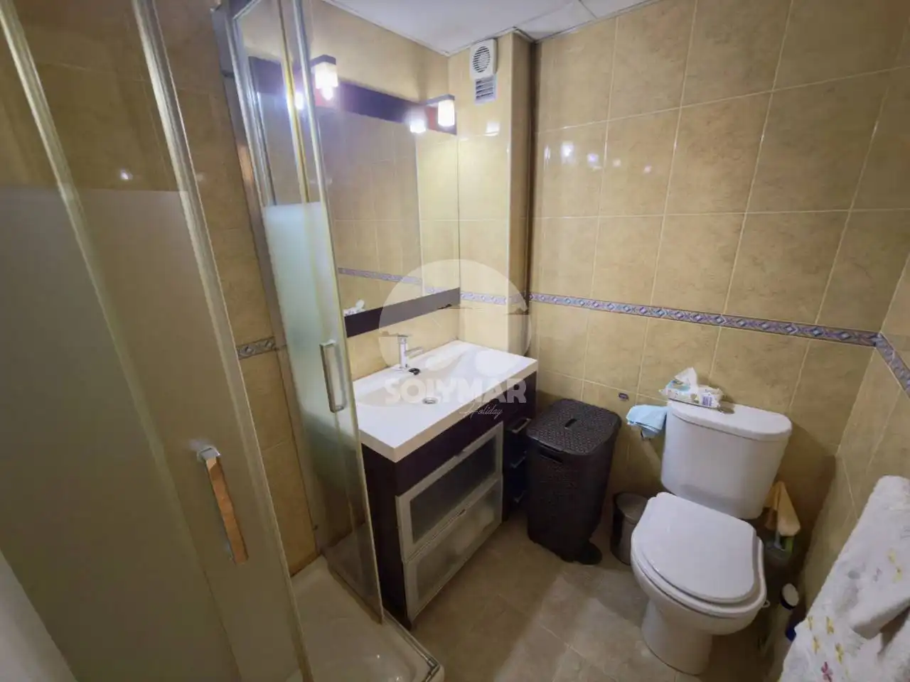 Badezimmer von Wohnung zur Miete in Algarrobo mit Klimaanlage, Heizung und Möbliert