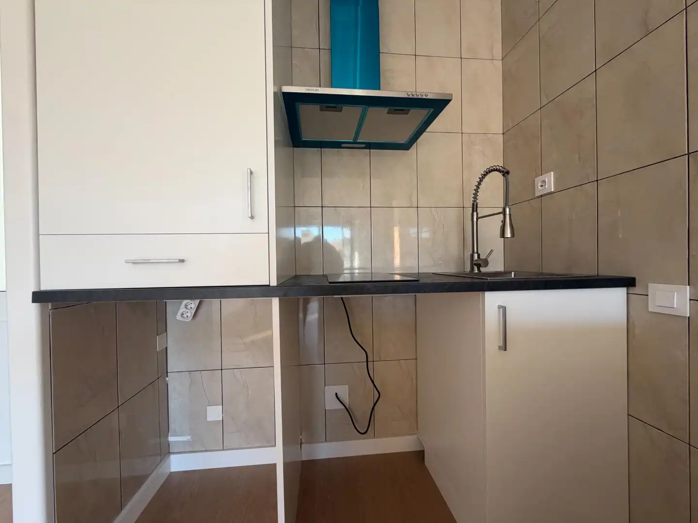 Kitchen of Flat for sale in Roses  with Air Conditioner, Parquet flooring and Terrace