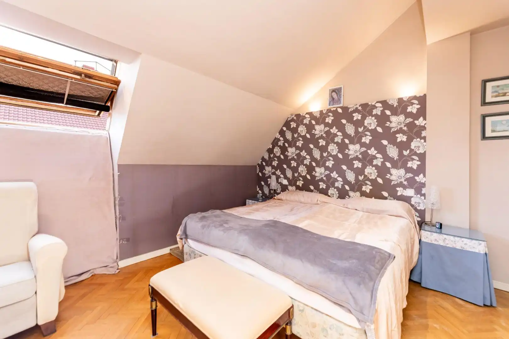 Habitación de Ático en venta en Las Rozas de Madrid con Aire acondicionado, Calefacción y Jardín privado