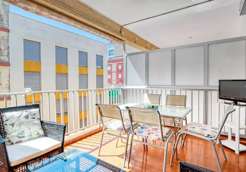 Balcony of Flat for sale in Sueca  with Air Conditioner, Heating and Terrace
