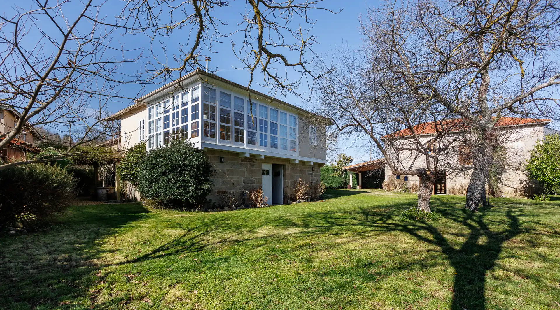 Vista exterior de Finca rústica en venta en Vilar de Barrio con Piscina