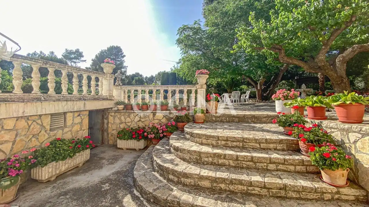 Jardín de Casa o chalet en venta en Alcoy / Alcoi con Jardín privado y Piscina