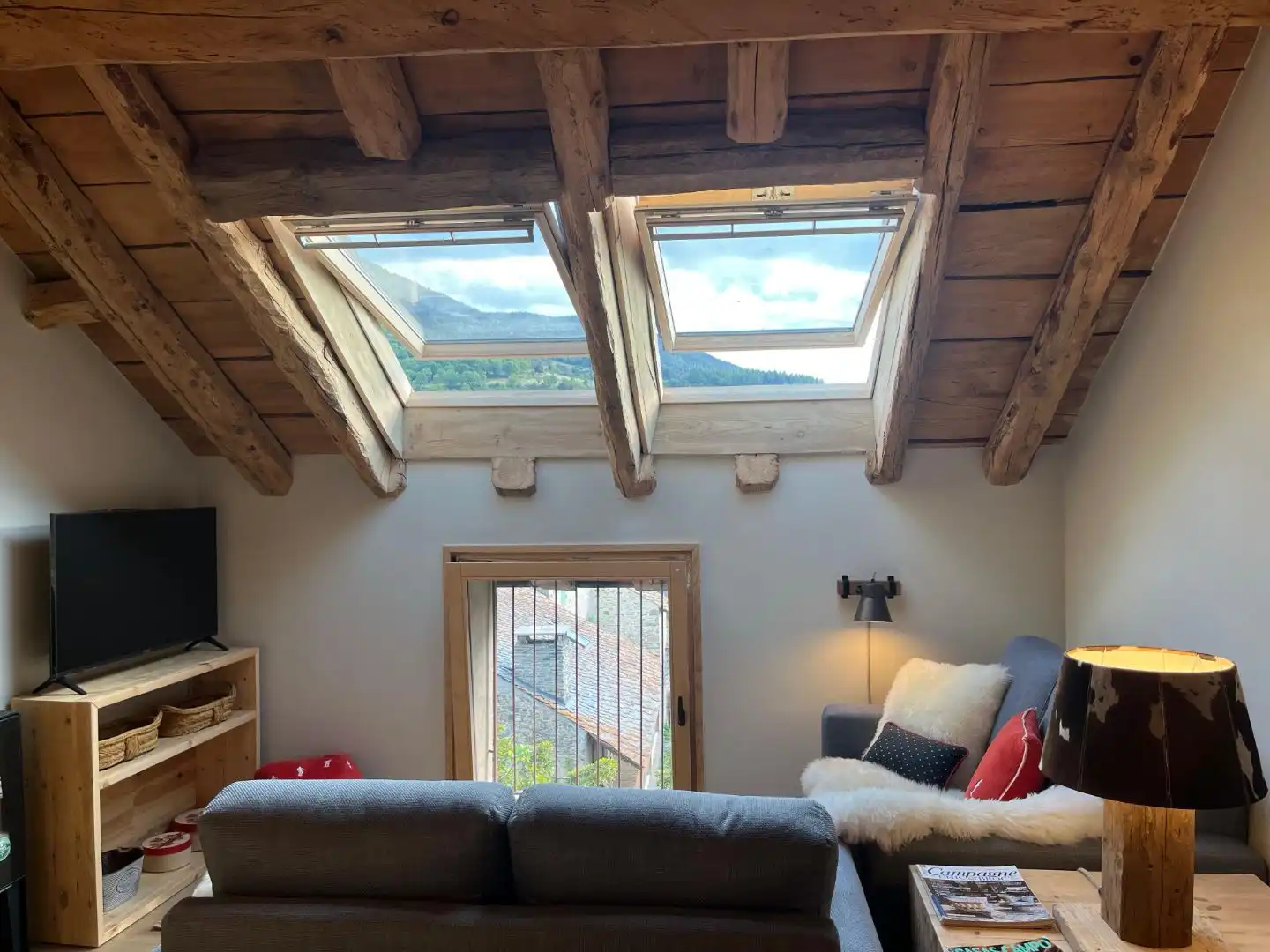 Sala d'estar de Pis de lloguer en Llívia