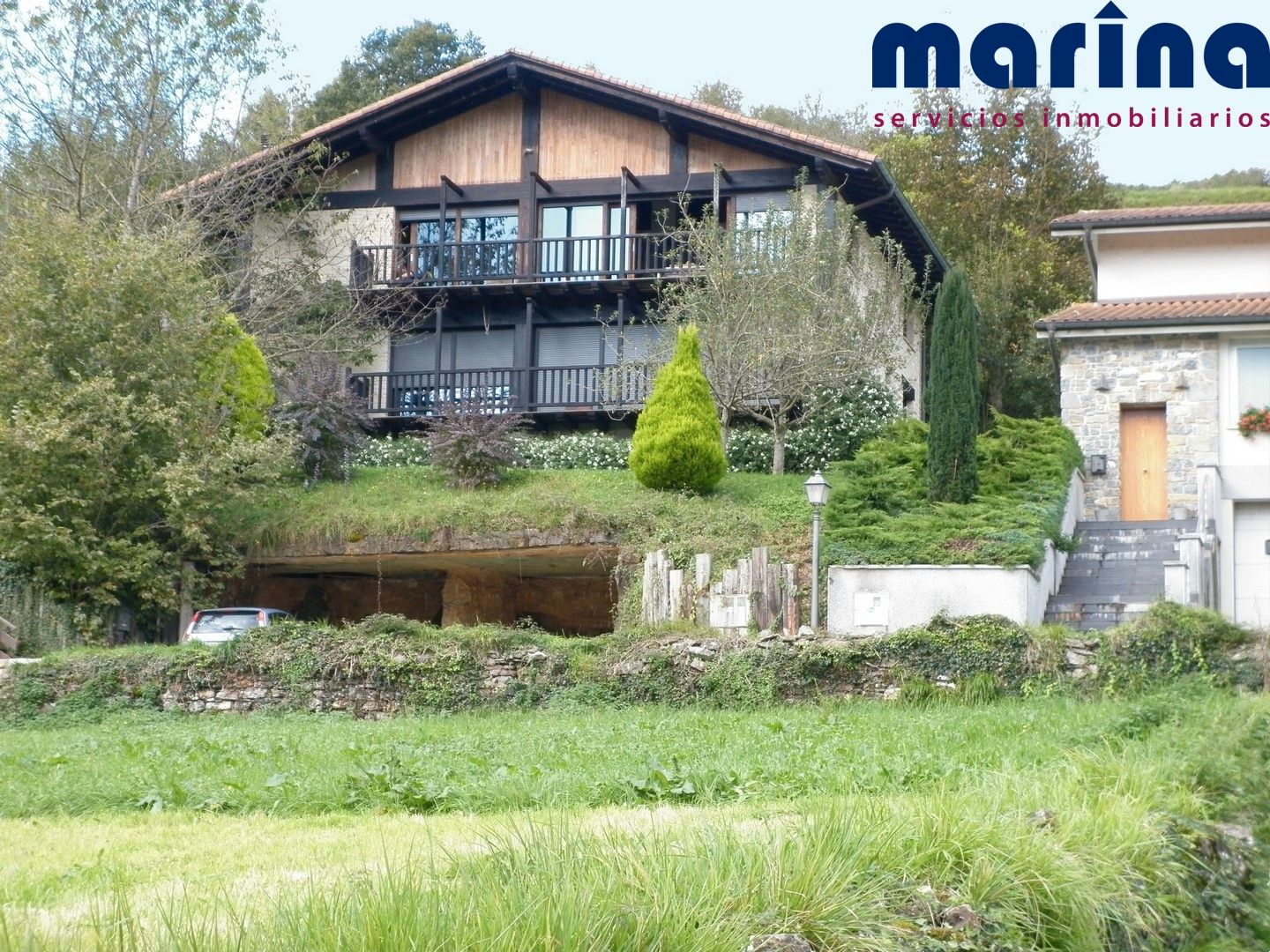 Exterior view of Flat for sale in Areso  with Heating, Parquet flooring and Balcony