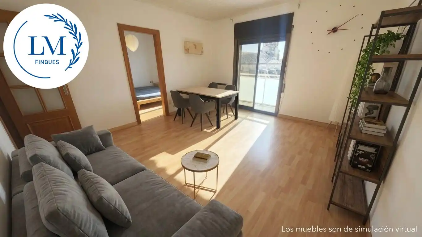 Sala d'estar de Àtic en venda en Vilanova i la Geltrú amb Terrassa