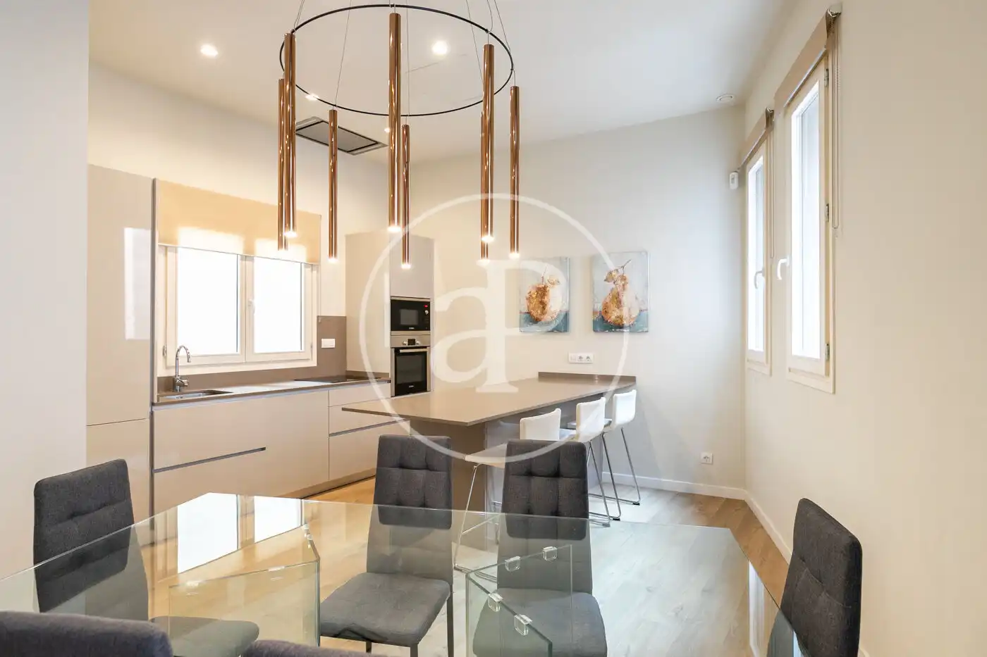 Esszimmer von Wohnung zum Verkauf in Barcelona mit Klimaanlage, Heizung und Möbliert