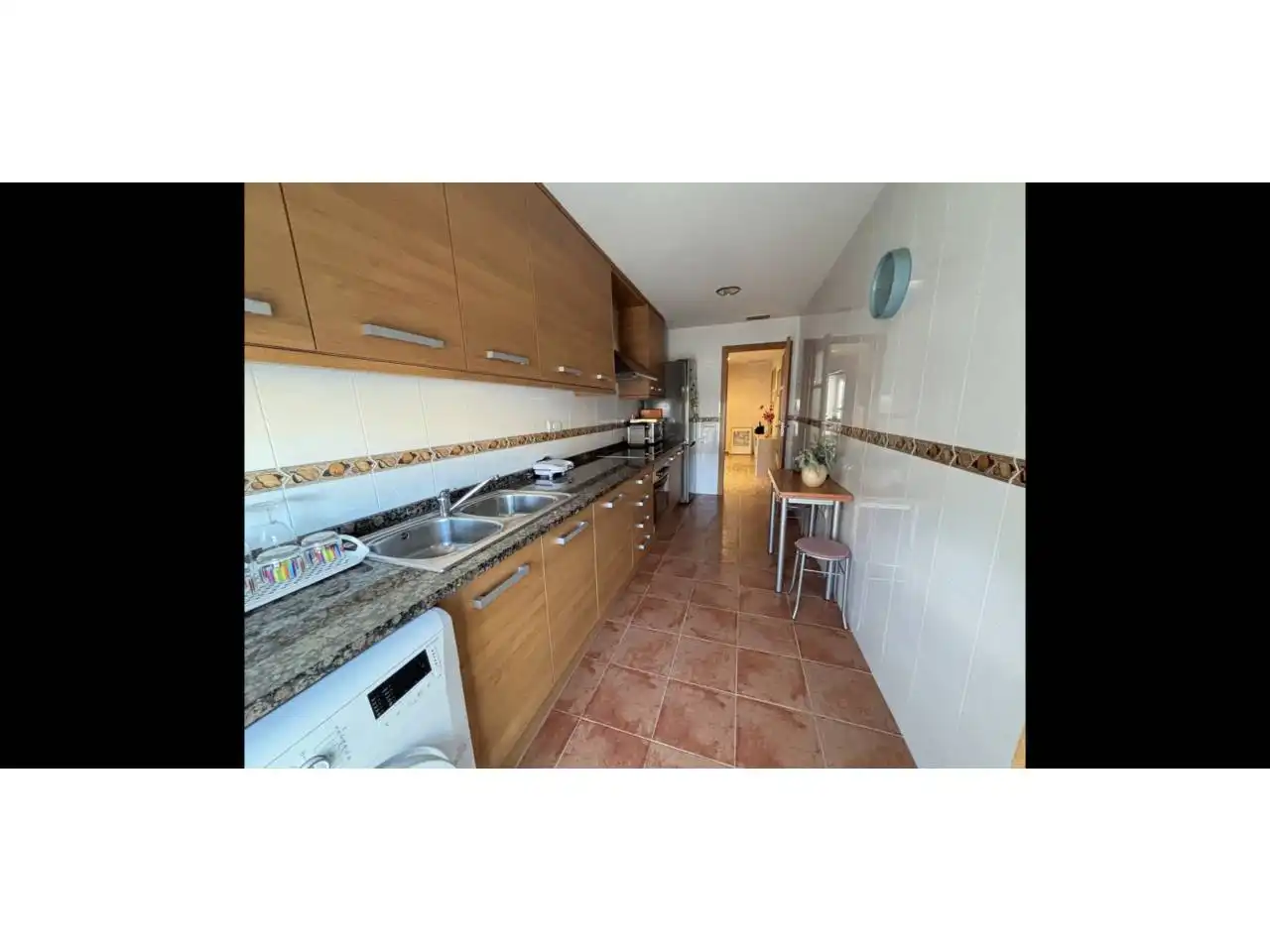 Küche von Wohnung zum Verkauf in Almazora / Almassora mit Klimaanlage und Möbliert