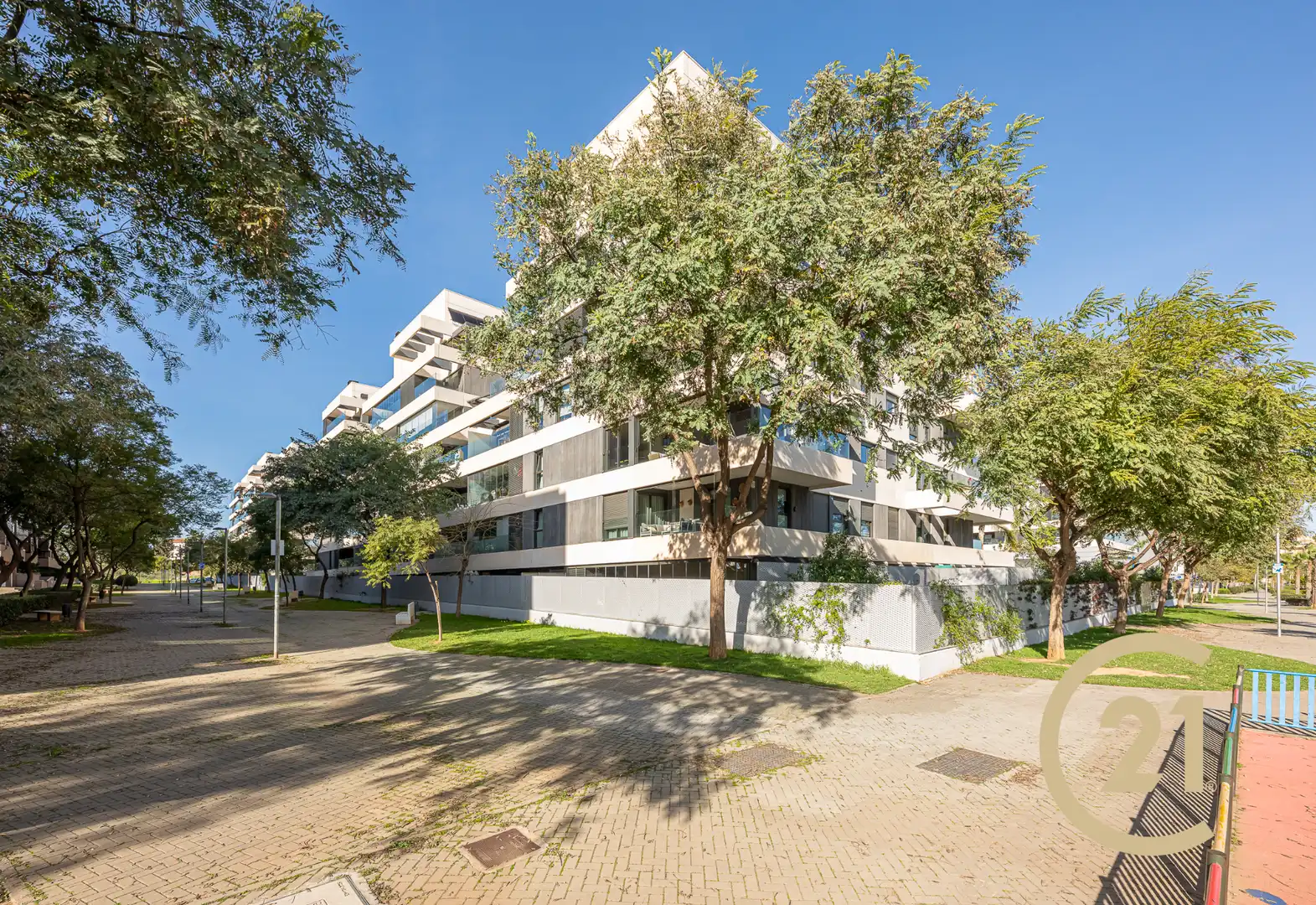 Außenansicht von Wohnung zum Verkauf in Málaga mit Klimaanlage, Terrasse und Abstellraum