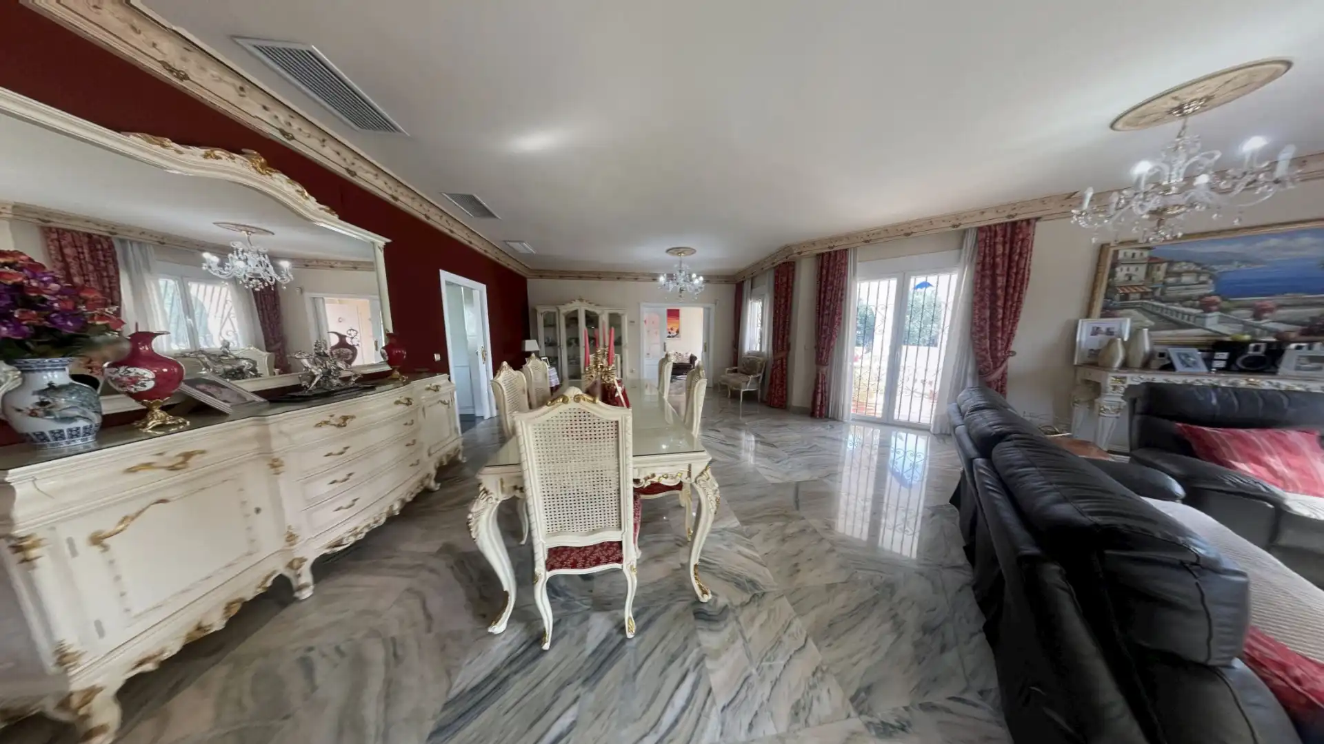 Dining room of Houses for sale in San Vicente del Raspeig / Sant Vicent del Raspeig  with Air Conditioner, Heating and Private garden