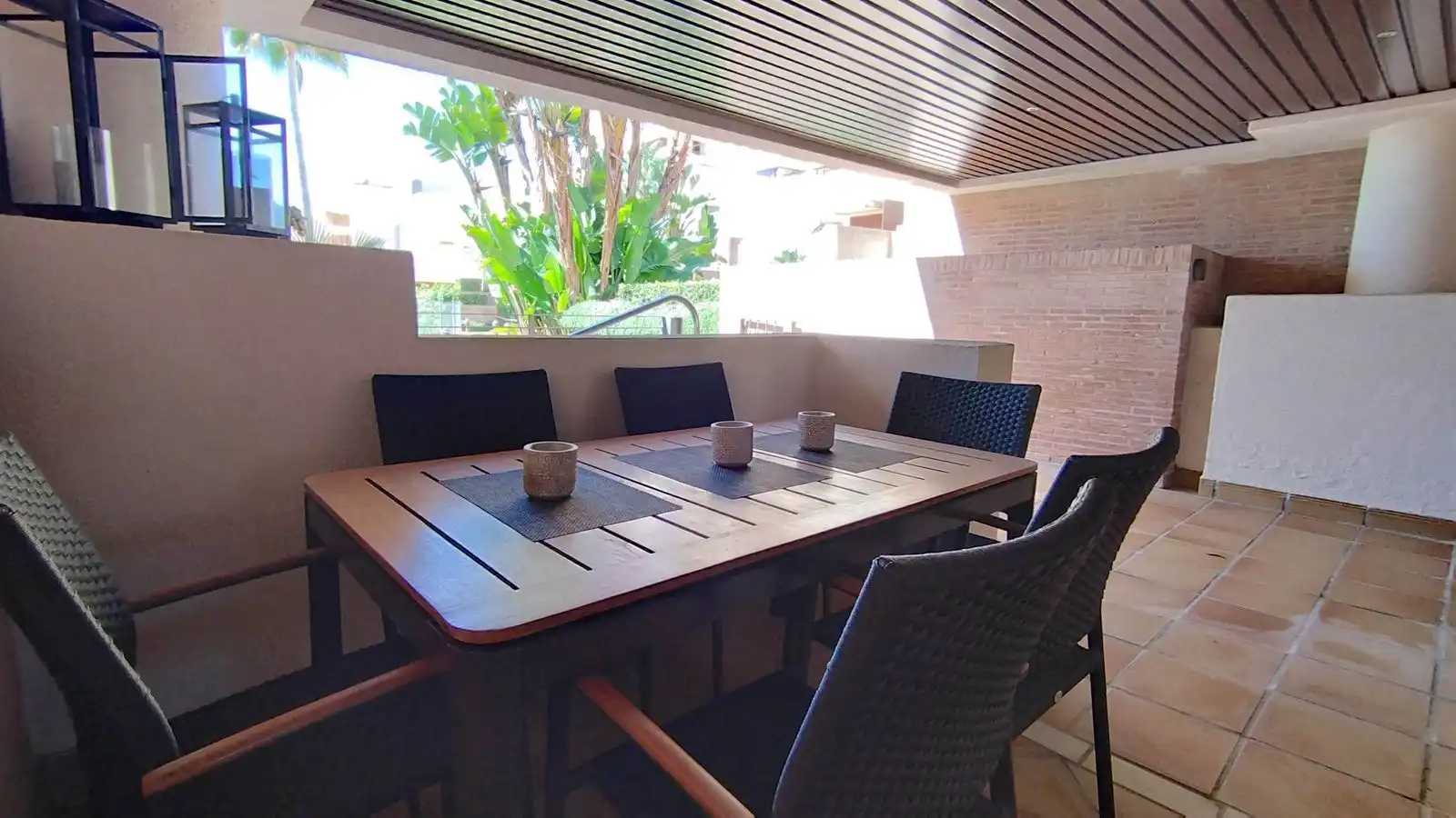 Terraza de Apartamento de alquiler en Estepona con Terraza, Amueblado y Internet