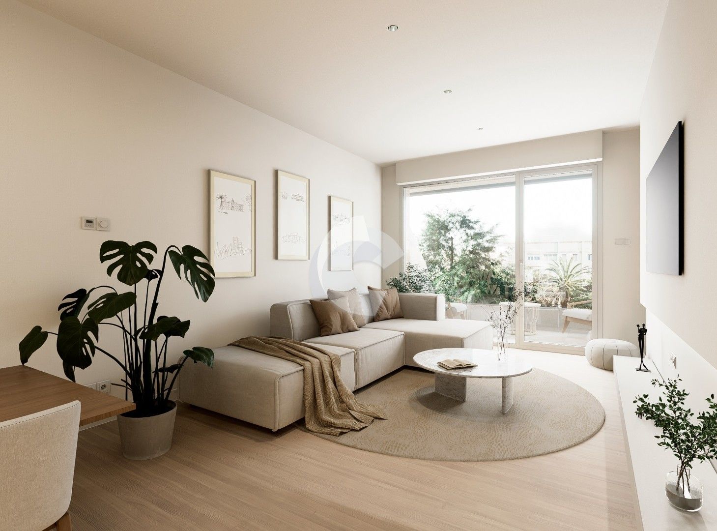 Living room of Flat for sale in A Coruña Capital 