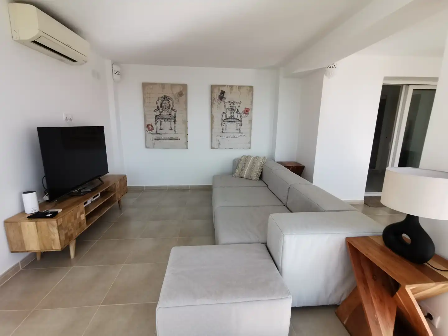 Sala de estar de Casa o chalet en venta en Jávea / Xàbia con Aire acondicionado, Calefacción y Jardín privado