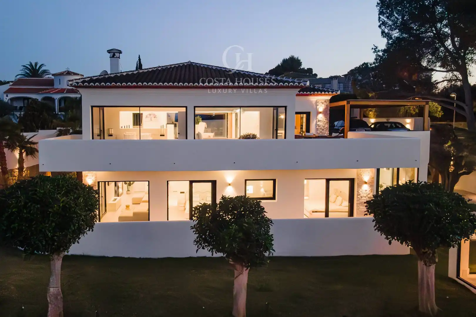 Exterior view of Houses for sale in Jávea / Xàbia  with Air Conditioner, Heating and Private garden
