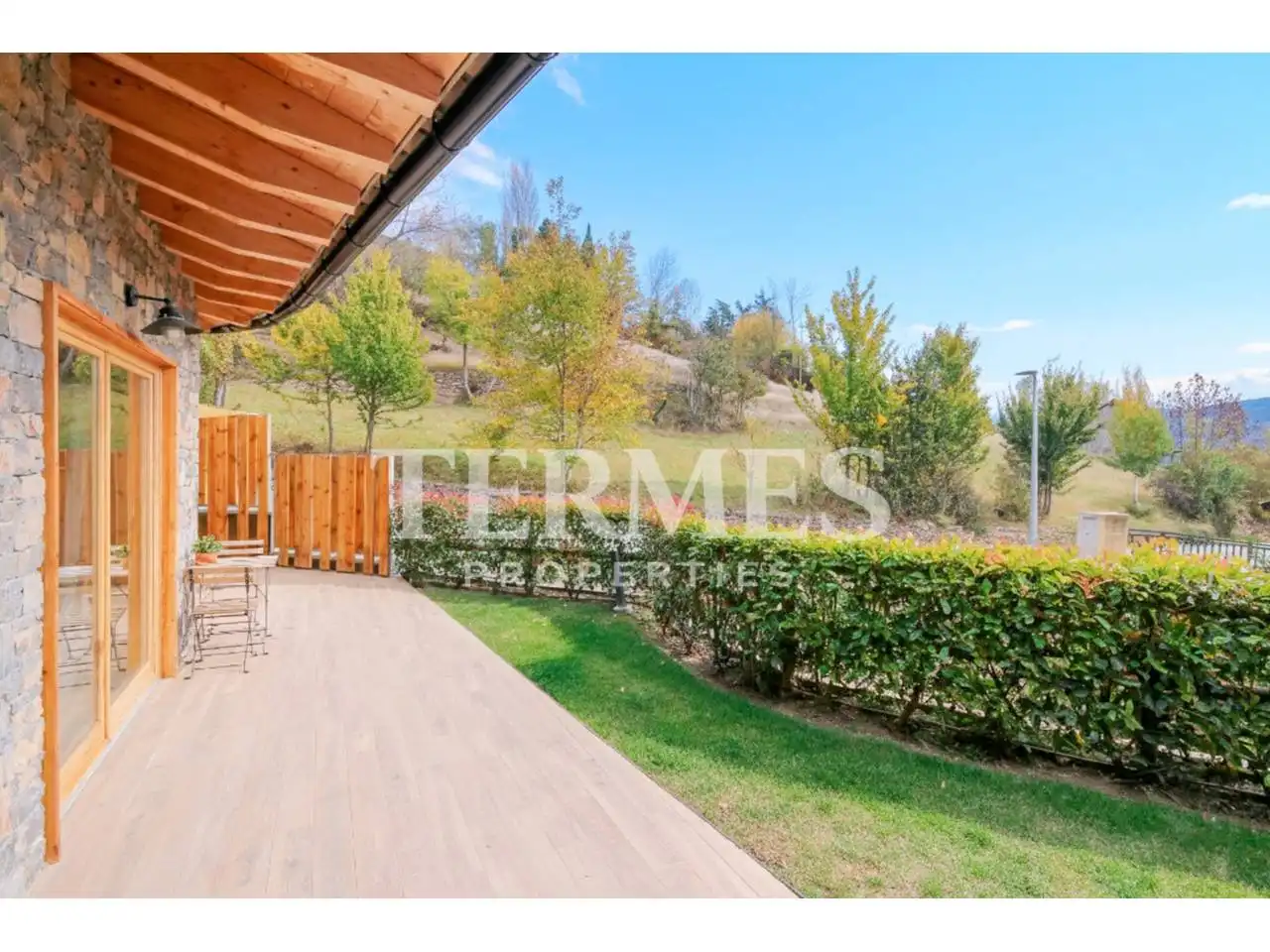 Terrassa de Casa adosada de lloguer en Prullans amb Calefacció, Jardí privat i Parquet