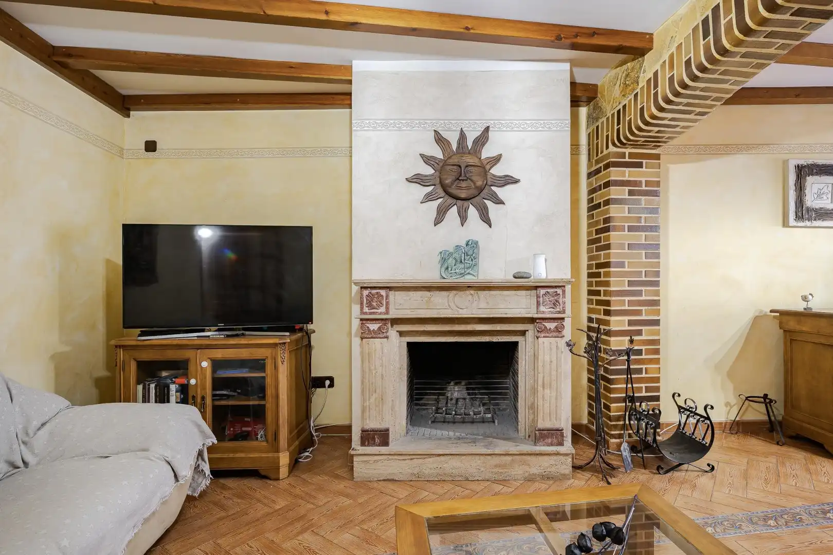 Sala d'estar de Casa o xalet en venda en Camarma de Esteruelas amb Calefacció i Jardí privat