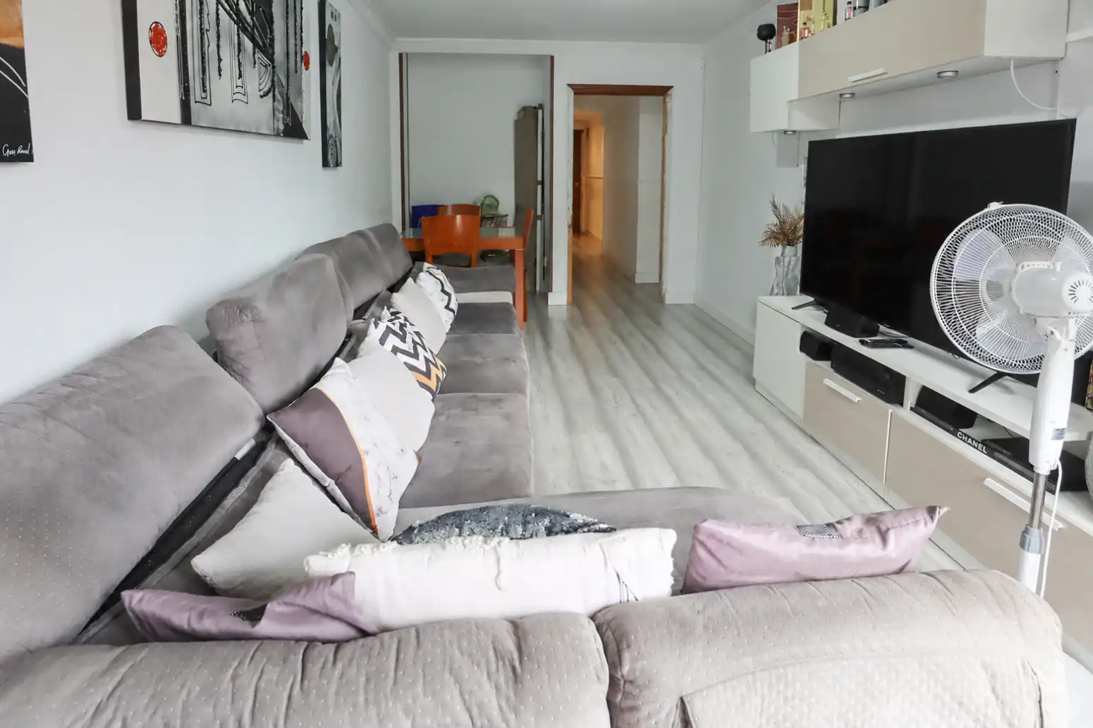 Sala de estar de Piso en venta en Oviedo  con Calefacción y Terraza